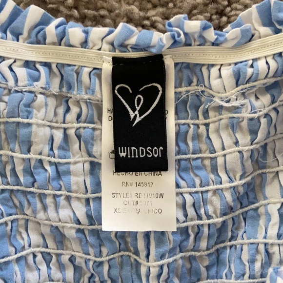 Blue & White Striped Sundress - Picture 2 of 2